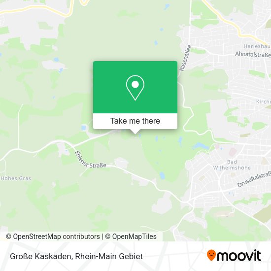 Карта Große Kaskaden