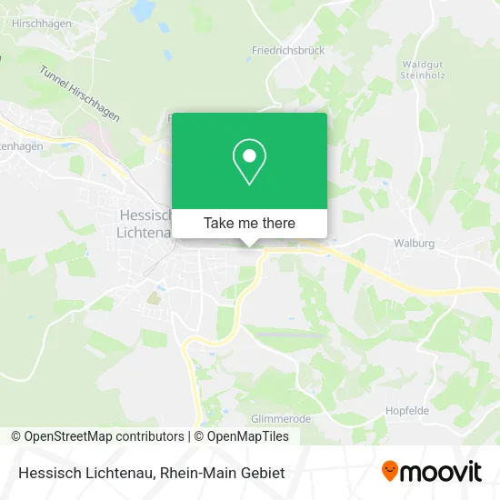 Карта Hessisch Lichtenau