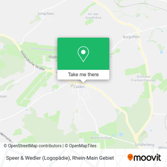Карта Speer & Wedler (Logopädie)