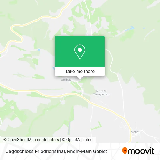 Карта Jagdschloss Friedrichsthal