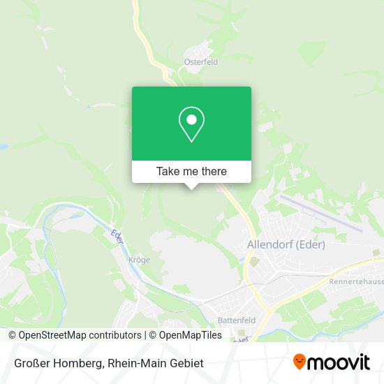 Карта Großer Homberg