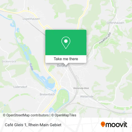 Карта Café Gleis 1