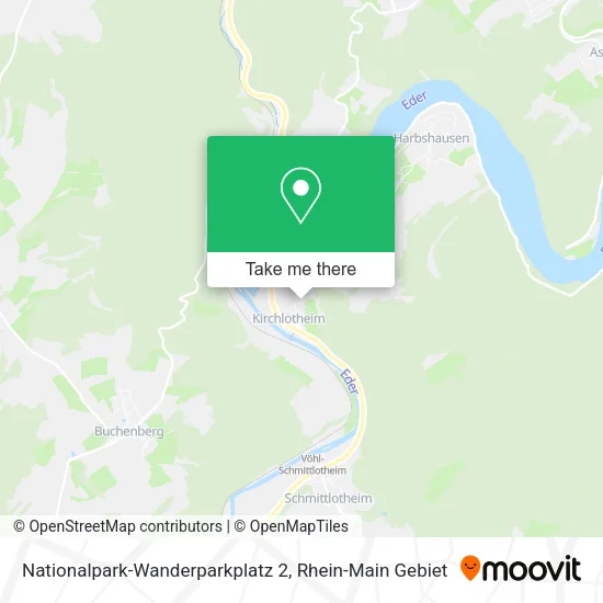 Карта Nationalpark-Wanderparkplatz 2