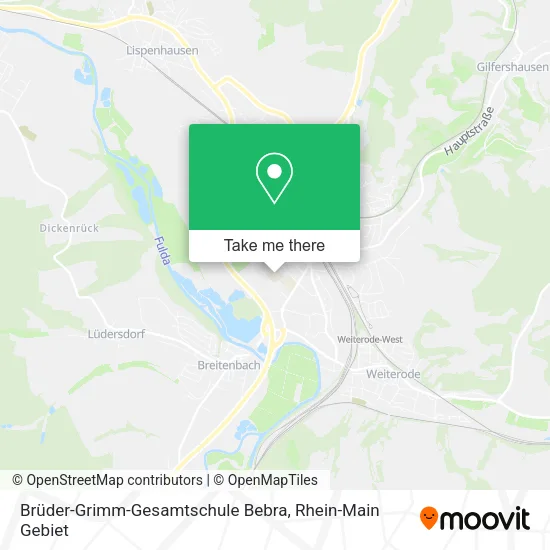 Карта Brüder-Grimm-Gesamtschule Bebra