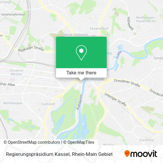 Карта Regierungspräsidium Kassel