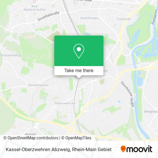 Карта Kassel-Oberzwehren Abzweig