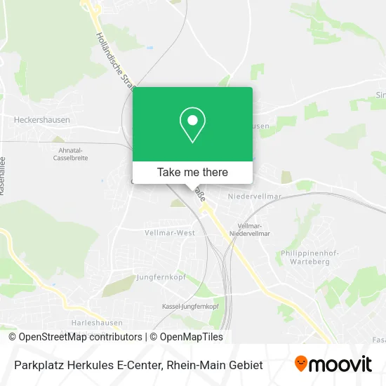 Карта Parkplatz Herkules E-Center