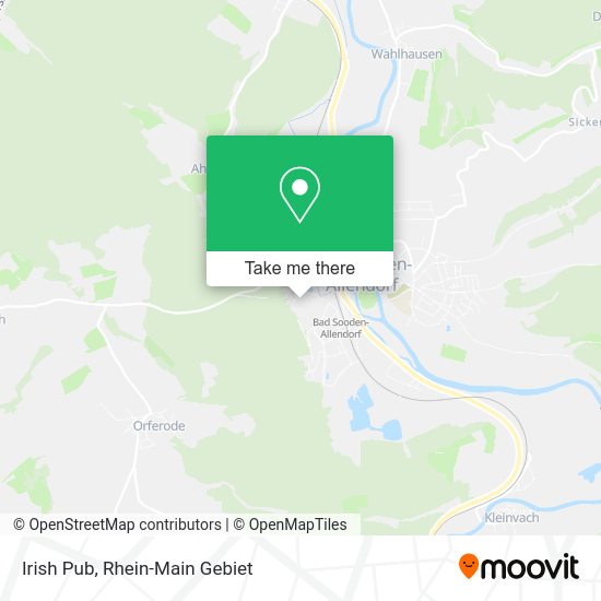 Карта Irish Pub