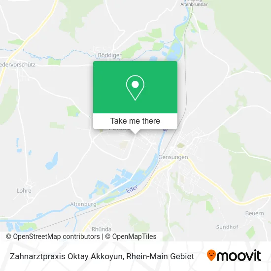 Карта Zahnarztpraxis Oktay Akkoyun