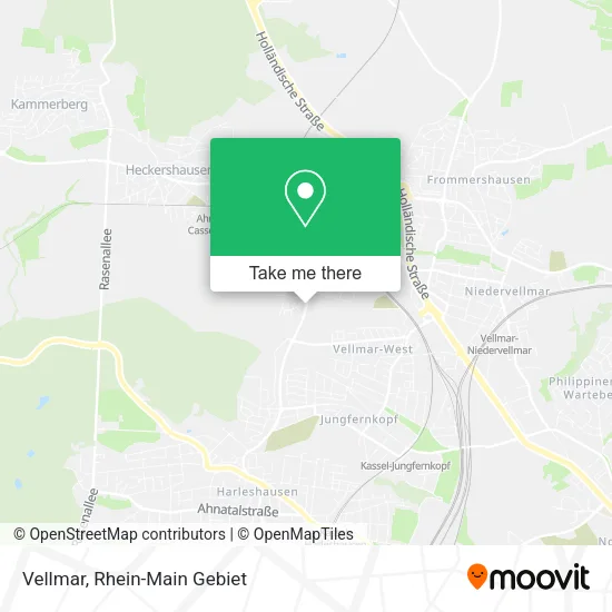 Vellmar map