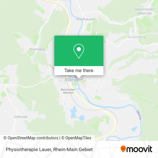 Карта Physiotherapie Lauer
