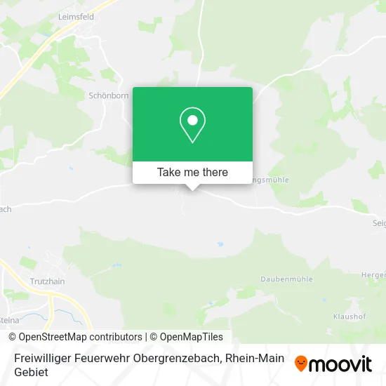 Карта Freiwilliger Feuerwehr Obergrenzebach