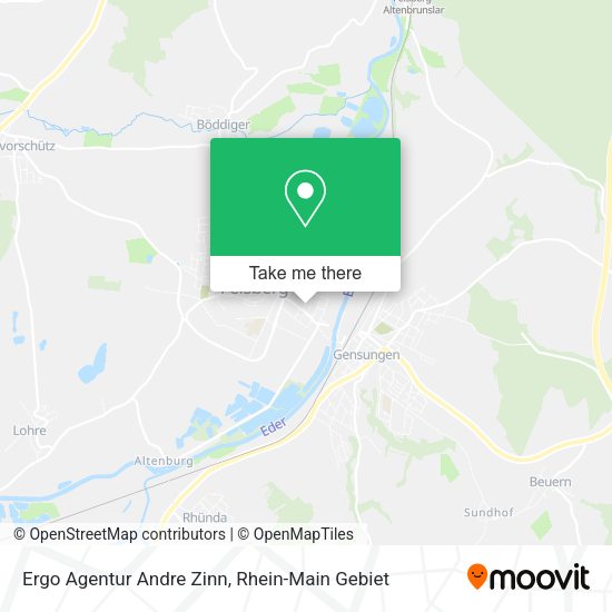 Карта Ergo Agentur Andre Zinn