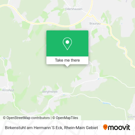 Карта Birkenstuhl am Hermann´S Eck