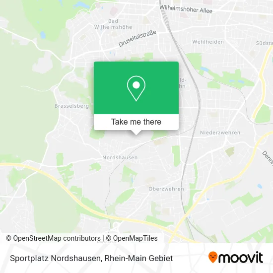 Карта Sportplatz Nordshausen