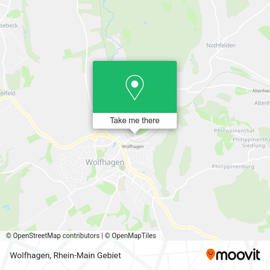 Карта Wolfhagen