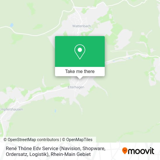 Карта René Thöne Edv Service (Navision, Shopware, Ordersatz, Logistik)