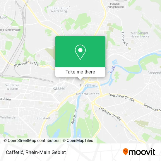 Карта Caffetić