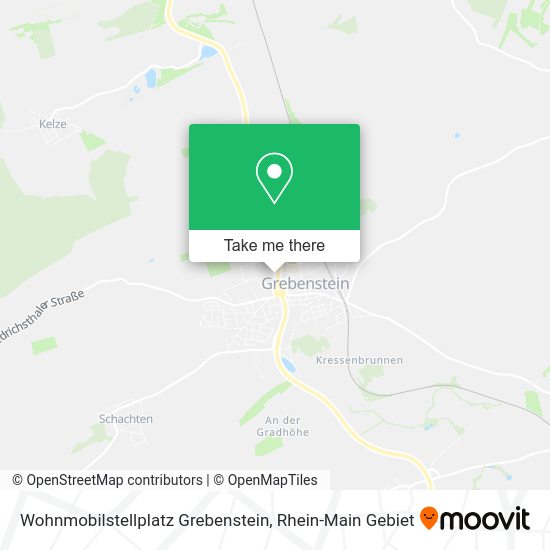 Карта Wohnmobilstellplatz Grebenstein