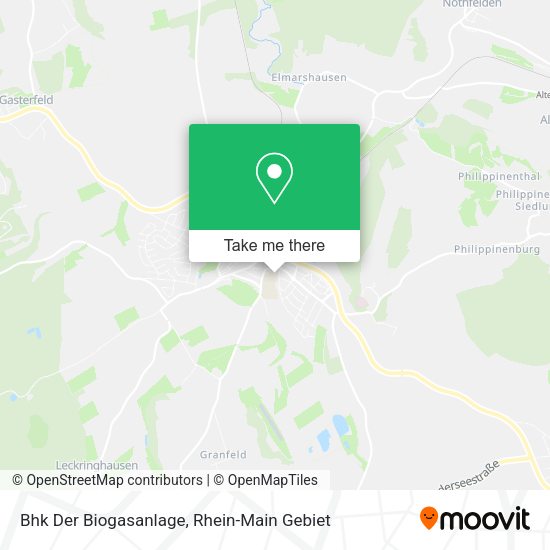 Карта Bhk Der Biogasanlage