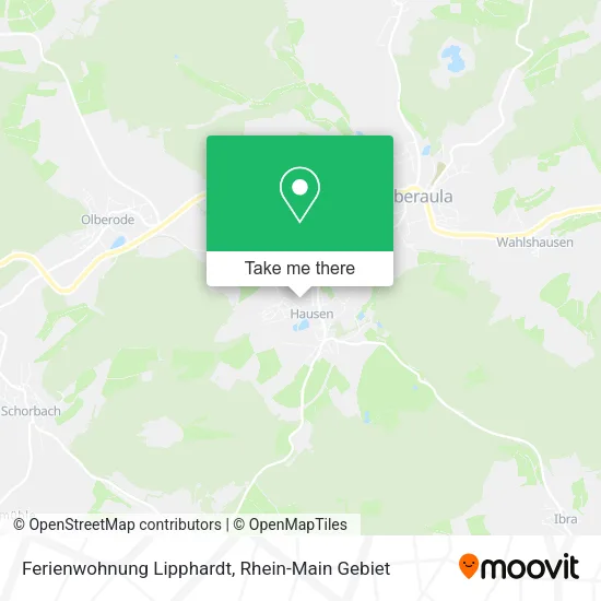 Карта Ferienwohnung Lipphardt