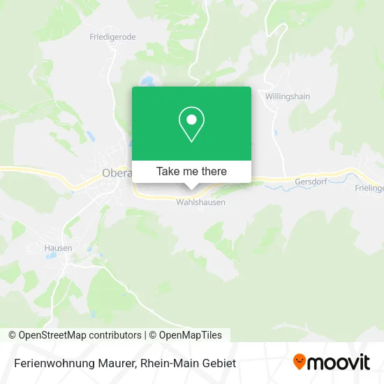 Карта Ferienwohnung Maurer