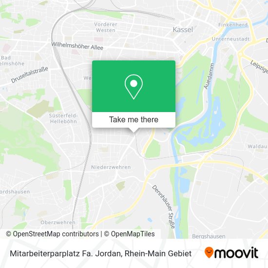 Карта Mitarbeiterparplatz Fa. Jordan