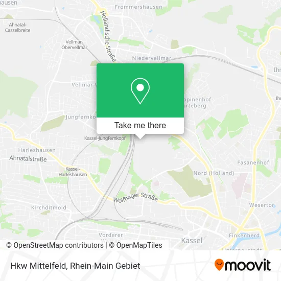 Карта Hkw Mittelfeld