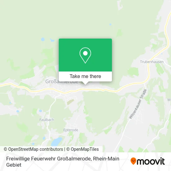 Карта Freiwillige Feuerwehr Großalmerode
