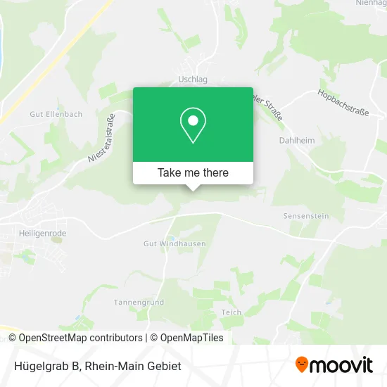 Карта Hügelgrab B