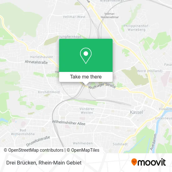 Карта Drei Brücken