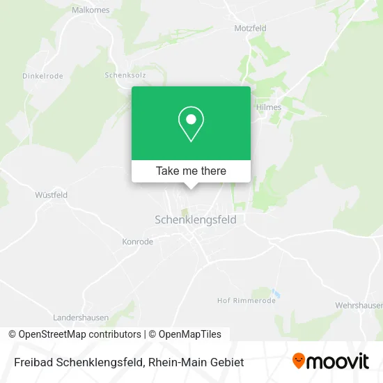 Карта Freibad Schenklengsfeld