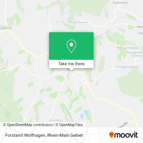 Карта Forstamt Wolfhagen