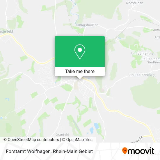 Карта Forstamt Wolfhagen