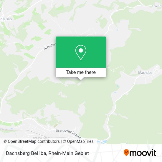 Карта Dachsberg Bei Iba