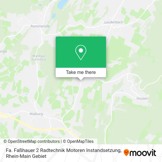 Карта Fa. Faßhauer 2 Radtechnik Motoren Instandsetzung