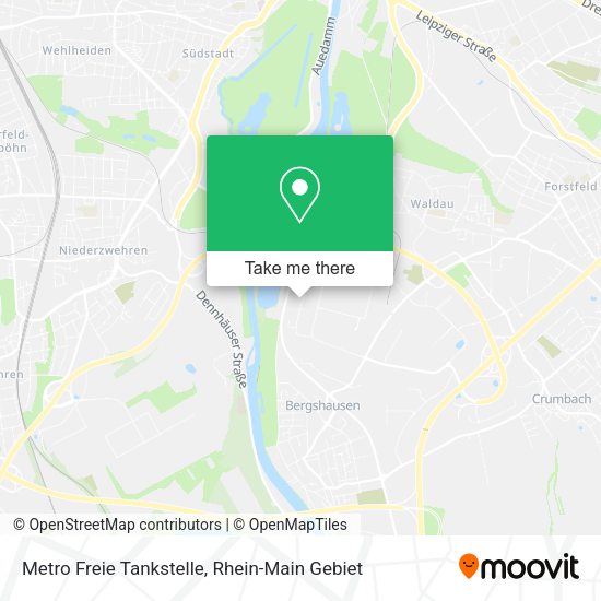 Карта Metro Freie Tankstelle