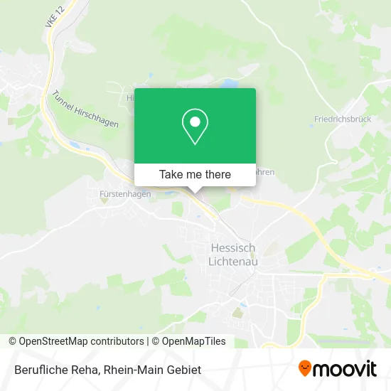 Карта Berufliche Reha