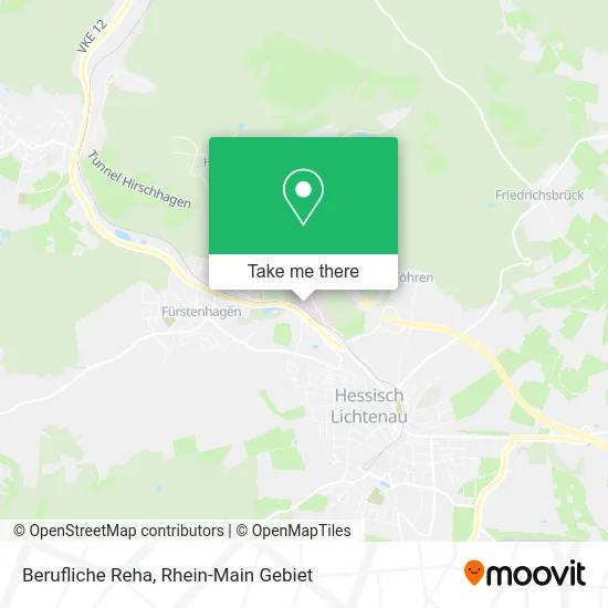 Карта Berufliche Reha