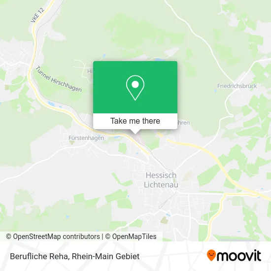 Карта Berufliche Reha