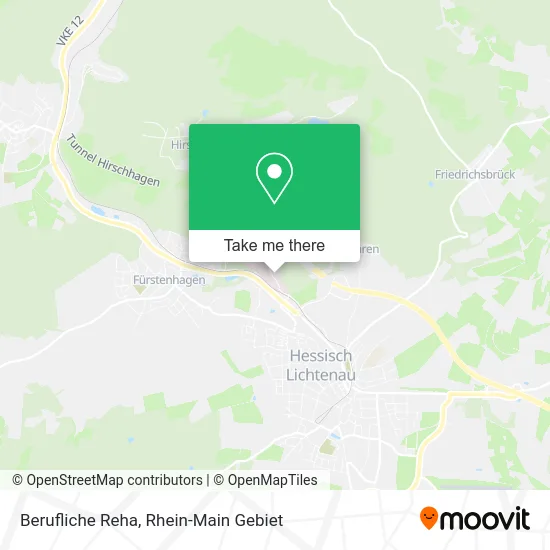 Карта Berufliche Reha