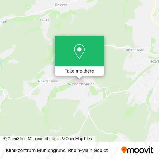 Карта Klinikzentrum Mühlengrund