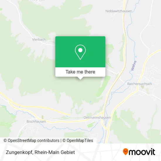 Карта Zungenkopf