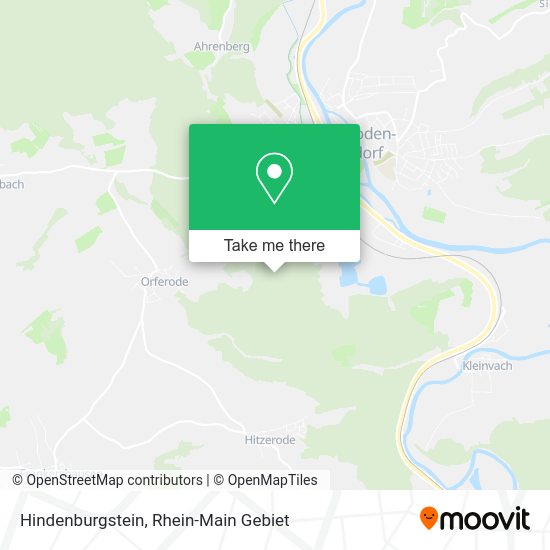 Карта Hindenburgstein