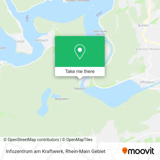 Карта Infozentrum am Kraftwerk