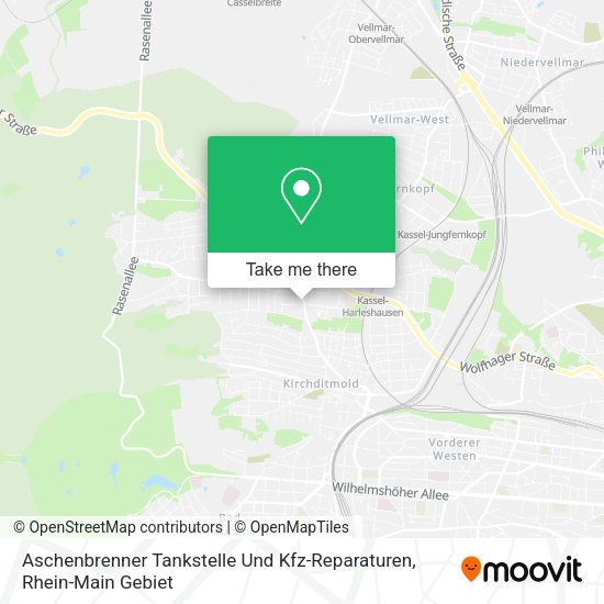 Карта Aschenbrenner Tankstelle Und Kfz-Reparaturen