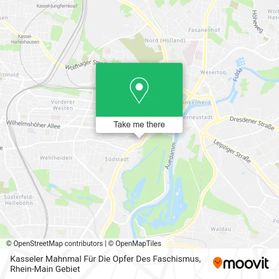 Карта Kasseler Mahnmal Für Die Opfer Des Faschismus