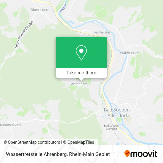 Карта Wassertretstelle Ahrenberg