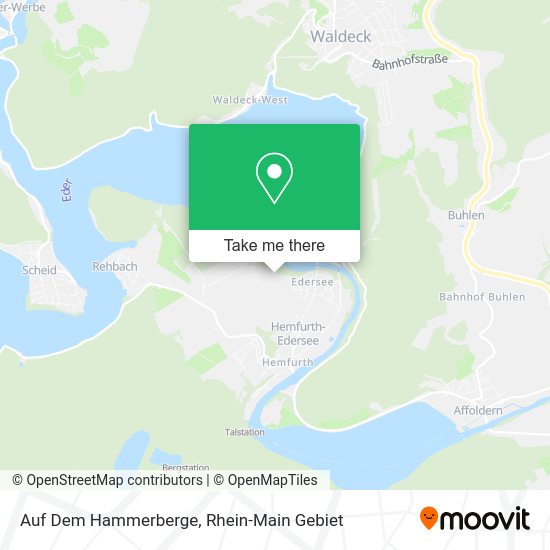 Карта Auf Dem Hammerberge