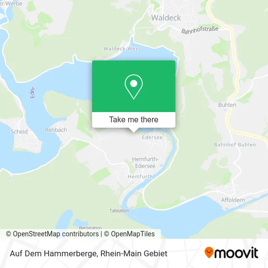 Карта Auf Dem Hammerberge